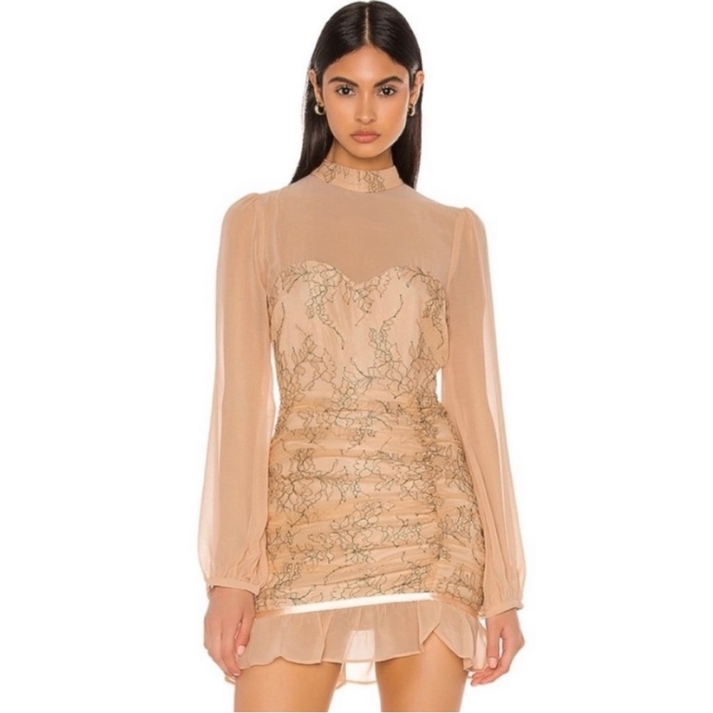 Revolve privacy please jasmyn mini nude/blush dress. Amazing fit